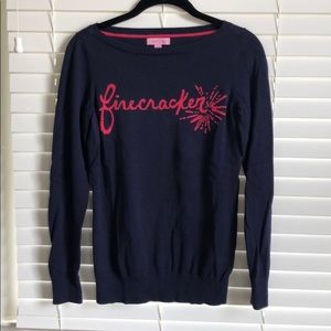 Lily Pulitzer Firecracker light sweater